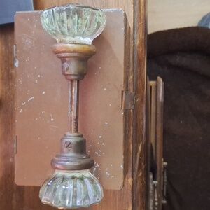 Antique Glass Door Handle Knob